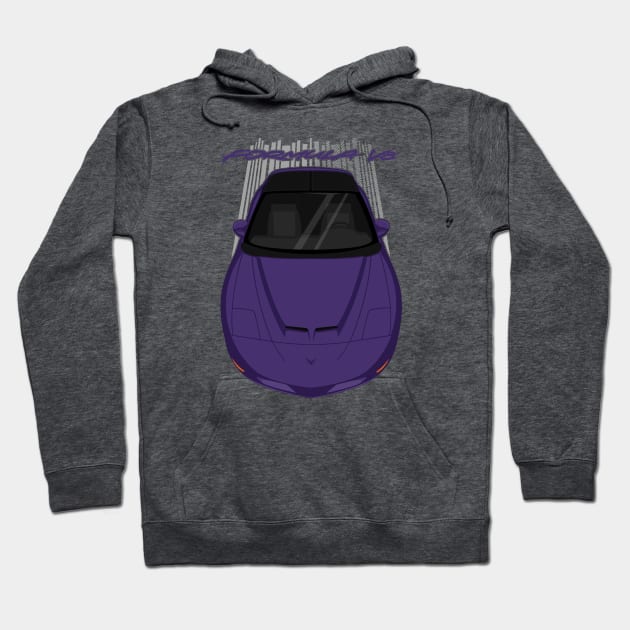 Pontiac Firebird Formula 4thgen 1993-1997 - Purple Hoodie by V8social